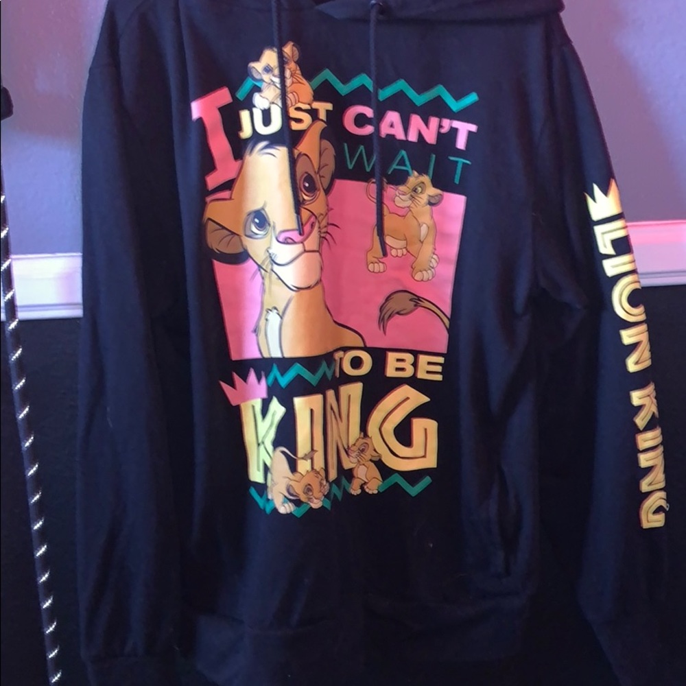 Large Lion King Sweatshirt with Lion King Decal